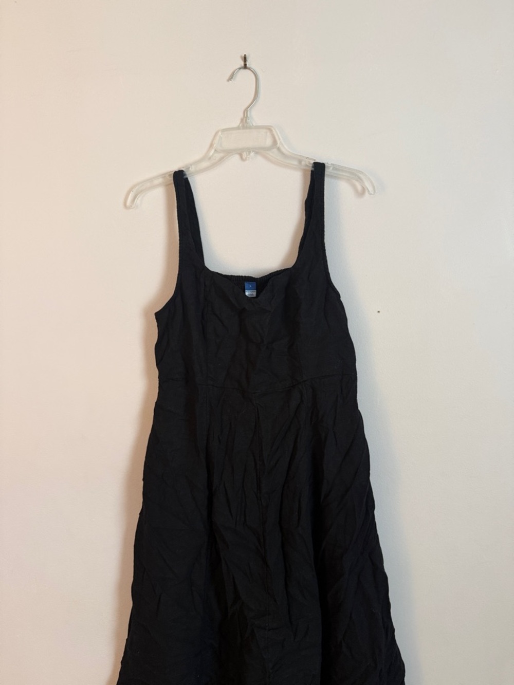 Old Navy Black Midi Dress